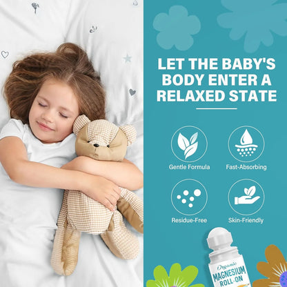 Magnesium Lotion for Kids Sleep & Calm - Help Children Calm and Sleep, Support a Balanced Mood, Bedtime & Night, New